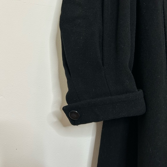 Vintage Wool Coat with Fur Trimmed Hood - Picture 5 of 12